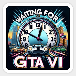 GTA VI Hype Arrival Countdown Sticker